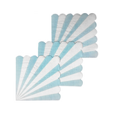 SERVILLETA LINEAS CELESTE 20 UNIDADES